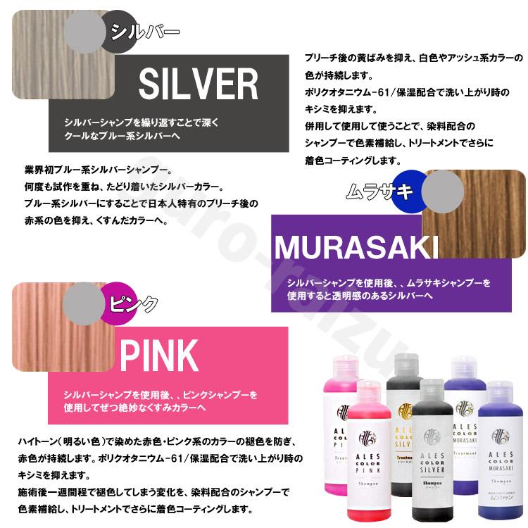アレスカラー トリートメント 200ml シャンプー ムラシャン