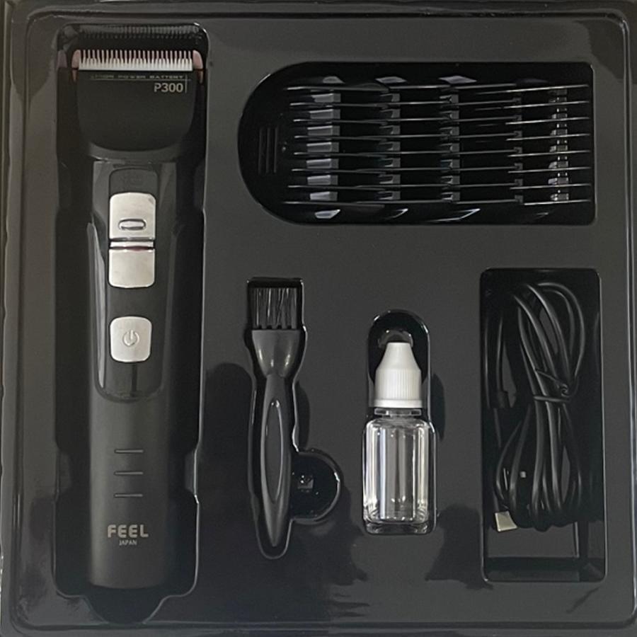 FEEL P300 プロフェッショナルヘアクリッパー FEEL フィールクリッパー P300 人間にもペットにも オールマイティ静音