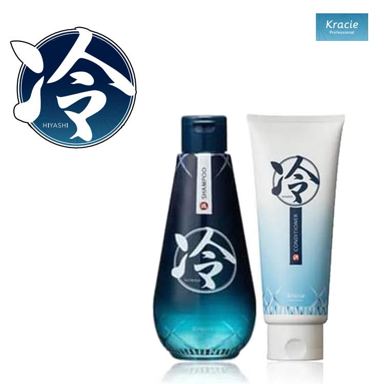 クラシエ 冷シャンプー200ml+冷コンディショナー175g ヒヤシ クラシエ 冷シャンプー200ml+冷コンディショナー175g ヒヤシ