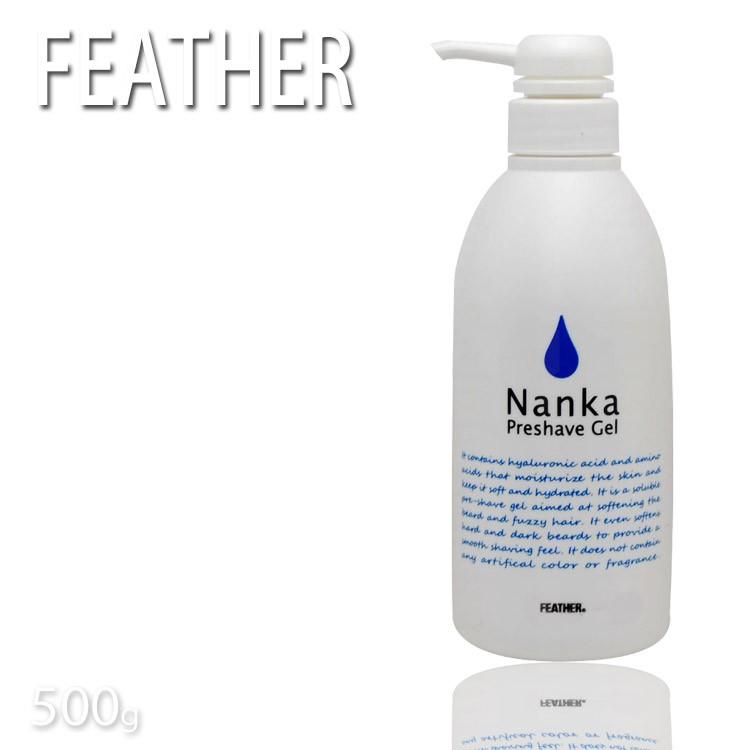 爆買 フェザー 軟化プレシェーブジェル500g ひげ軟化 ひげそりプロ