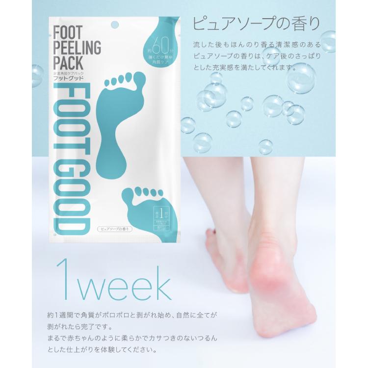 FOOTGOOD（フットグッド）3回分　1ケース（36個） FOOT GOOD (フットグッド) 3回分 定形外郵便 フットケア 国産 角質取り