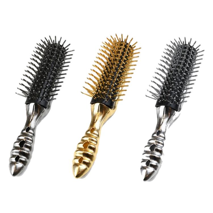 メタルクッションブラシ ブラック 黒色 ワイエスパーク ヘアブラシ ヘアケア ブラシ くし ヘアーブラシ 髪 美髪 キューティクル プレゼント