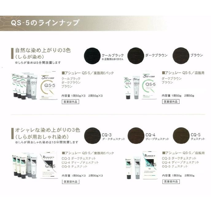 hoyu（ホーユー） 5分間放置スピード白毛染 アシュレーQS-5 Eパック