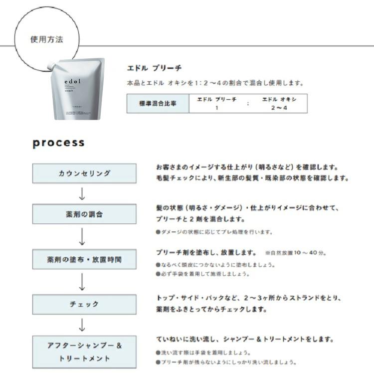 ルベル エドル ブリーチ パウダーブリーチLB 500g ヘアカラー 透明感