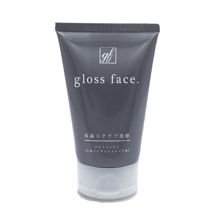 gloss face. 蒟蒻スクラブ洗顔 グロスフェイス 皮脂吸着 毛穴 角質