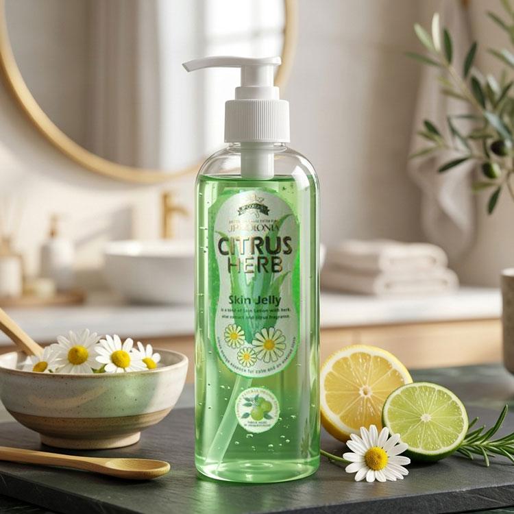 JPコロニア シトラスハーブ植物 スキンジェル300ml ポンプ ジェル状
