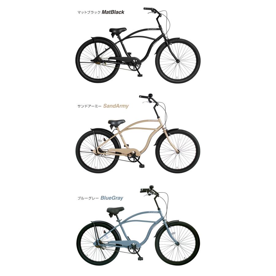 a.n.design-works ビーチクルーザー 自転車 26インチ ミニベロ a.n.design-works ビーチクルーザー 自転車 26インチ ミニベロ