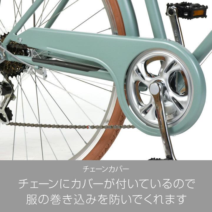 クロスバイク 700c 初心者 420mm 480mm 自転車 本体 27インチ 相当 6段変速 オートライト お客様組立 アウトレット a.n.design works CL426HD CL486HD｜nextbike｜19