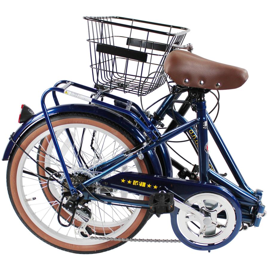 a.n.design-works 折りたたみ自転車 20インチ ミニベロ おしゃれ