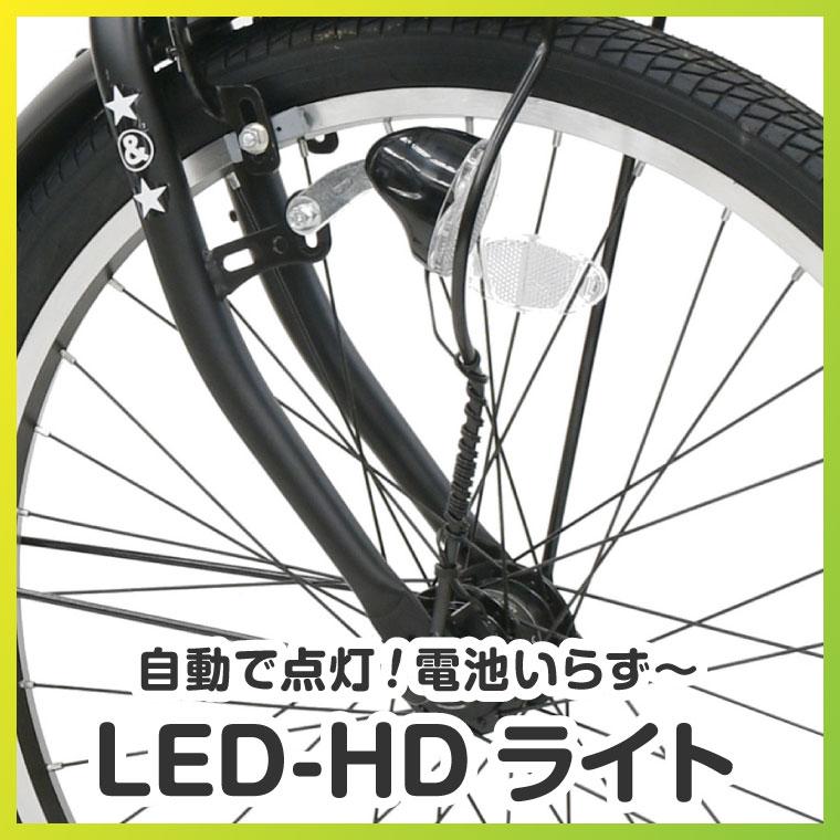 a.n.design-works 訳あり大特価 完全組立ヤクシン 自転車 子供用 24