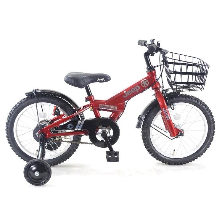 25【新品未使用】 子供用自転車　18インチ　【片足スタンドプレゼント】JEEP（ジープ）　BMXタイプ　子供用自転車　幼児 【2328534428】(13139円)