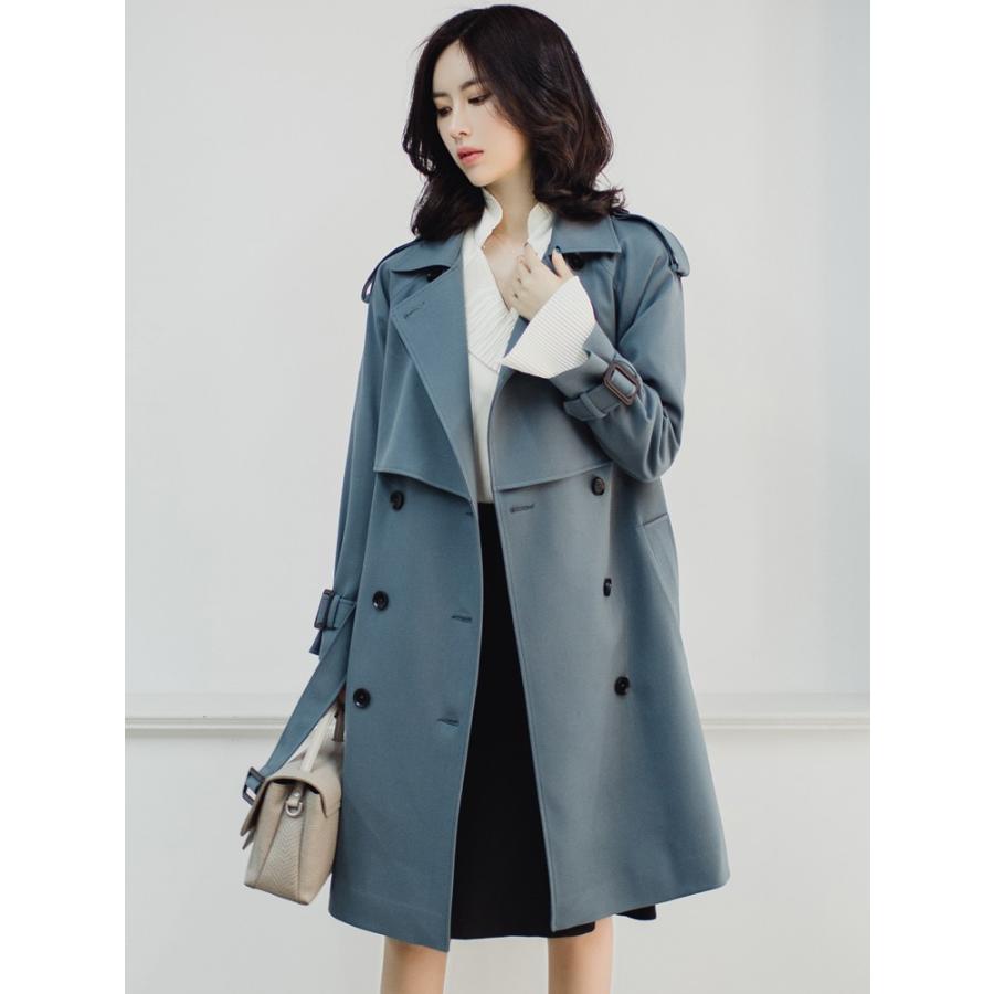 スプリングコート トレンチコート 大人 カジュアル シンプル パステルカラー A Next Edge 通販 Yahoo ショッピング