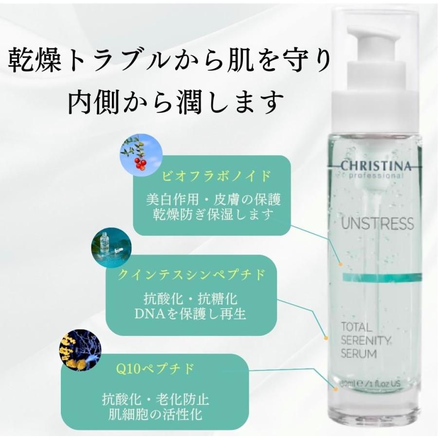 CHRISTINA クリスティーナ　トータルセレニティセラム　美容液　30ml CHRISTINA クリスティーナ アンストレストータルセレニティ