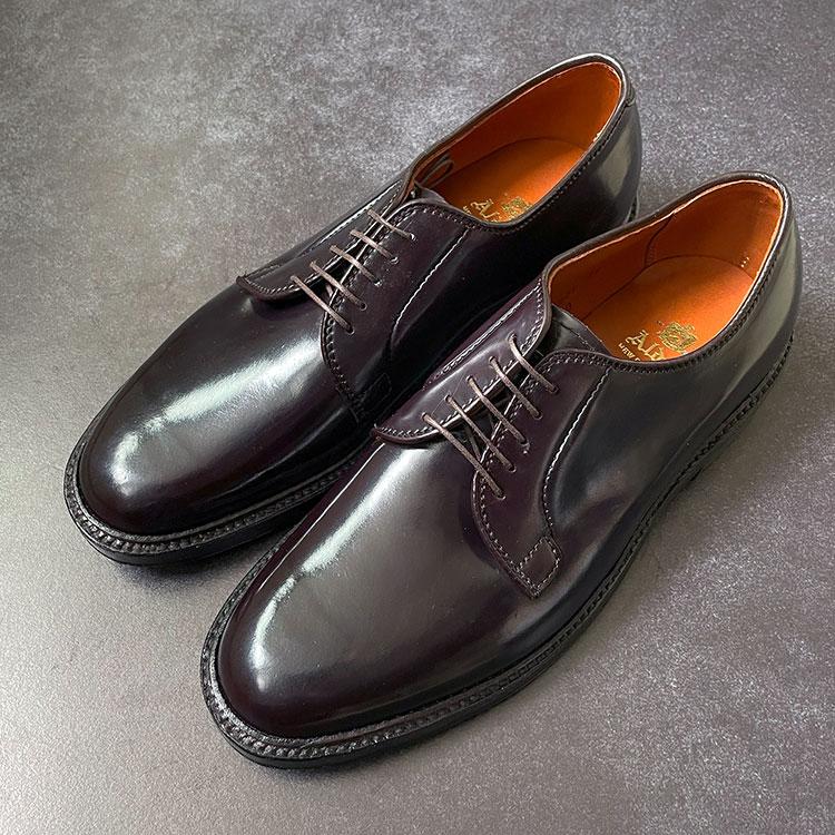 Alden オールデン PLANE TOE CORDOVAN プレーントゥ コードバン 990 D バーガンディー｜nextfocus｜03