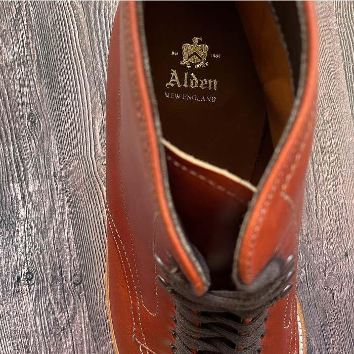 Alden オールデン 405 Brown ブラウンの画像