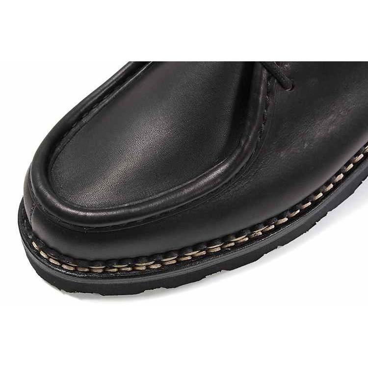 Paraboot パラブーツ ミカエル 715604 NOIRE-LIS NOIR Blackの画像