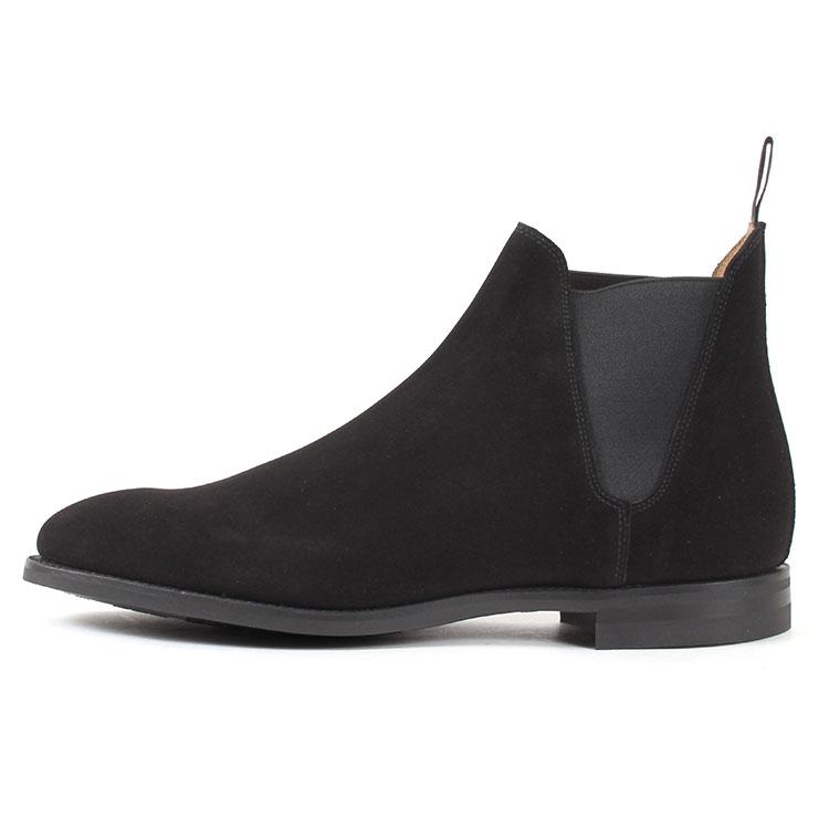 Crockett & Jones クロケットアンドジョーンズ CHELSEA 8 チェルシー 8 25887A-S01C1 ブラックスエードの画像