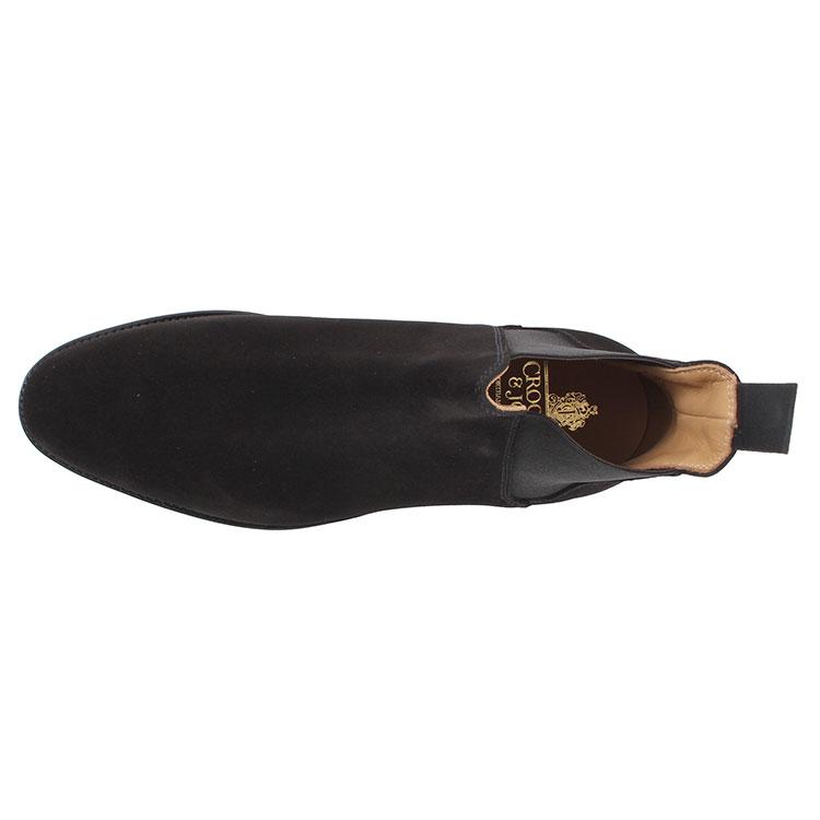 Crockett & Jones クロケットアンドジョーンズ CHELSEA 8 チェルシー 8 25887A-S01C1 ブラックスエードの画像