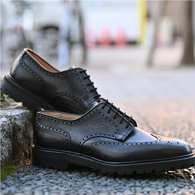 Crockett & Jones クロケットアンドジョーンズ PEMBROKE ペンブローク 28679A-G01U2 ブラックスコッチグレイン｜nextfocus｜03