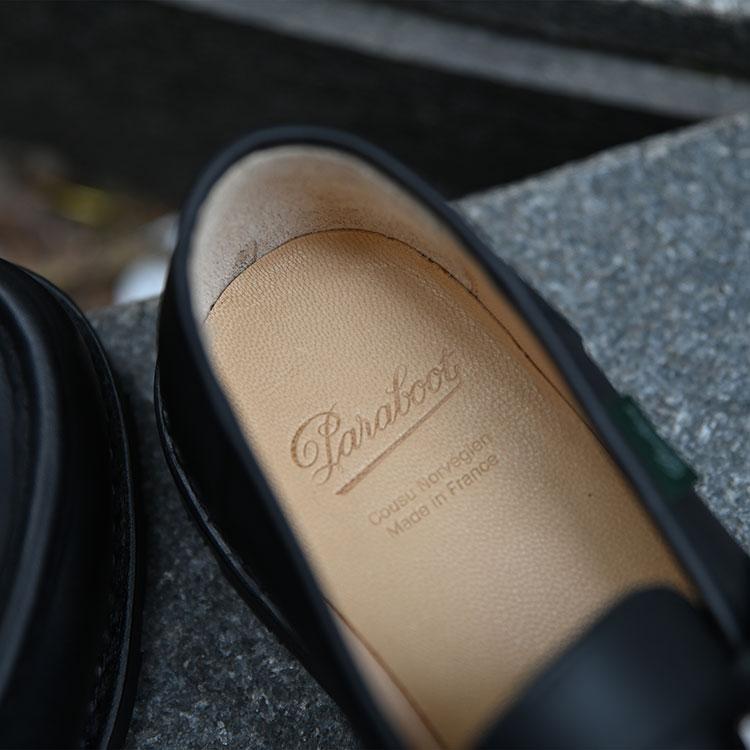 Paraboot パラブーツ REIMS MORS ランス 202715 LIS NOIR INK ブラックの画像