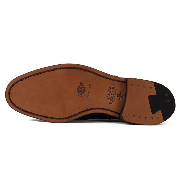 ALLEN EDMONDS アレンエドモンズ CAMBRIDGE SHELL CORDOVAN ケンブリッジ シェルコードバン 8605 D ブラックの画像