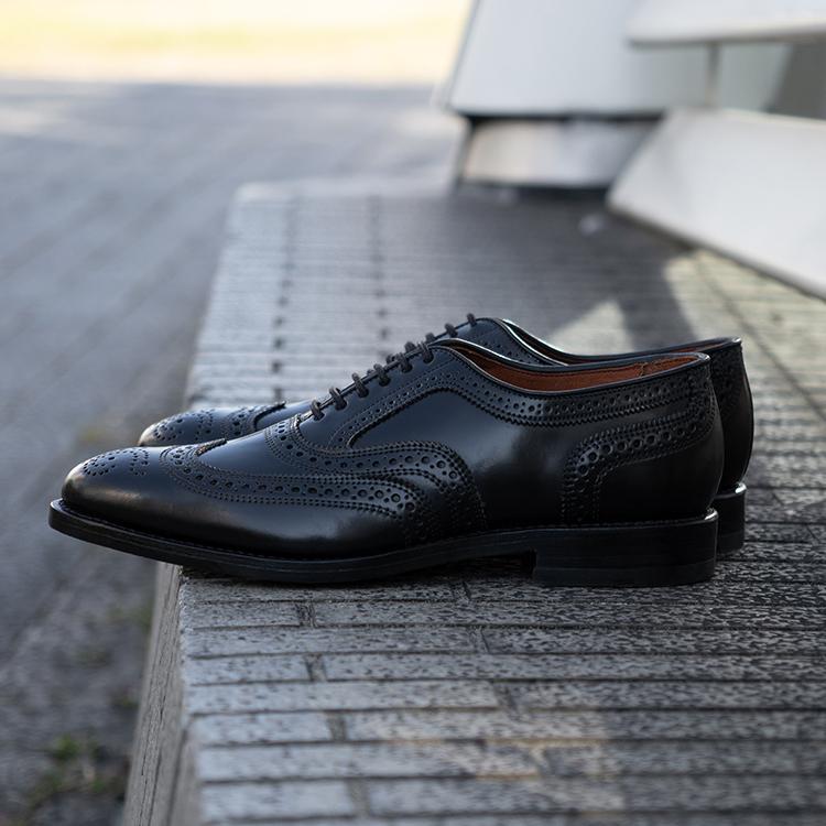 ALLEN EDMONDS アレンエドモンズ CAMBRIDGE SHELL CORDOVAN ケンブリッジ シェルコードバン 8605 D ブラックの画像