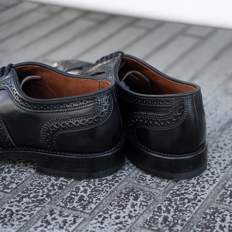 ALLEN EDMONDS アレンエドモンズ CAMBRIDGE SHELL CORDOVAN ケンブリッジ シェルコードバン 8605 D ブラックの画像