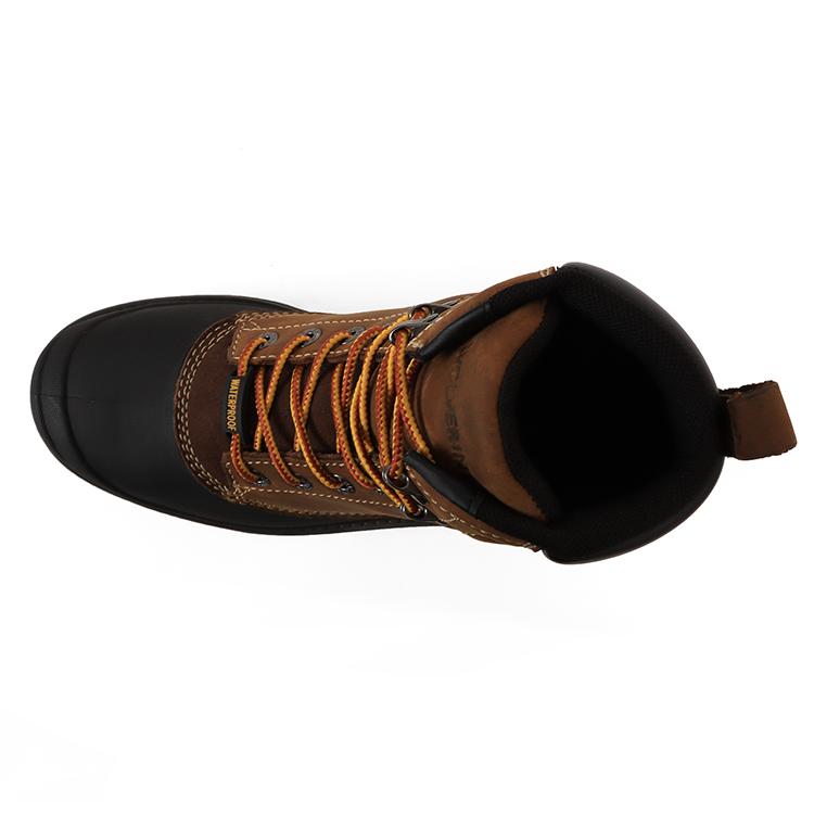 WOLVERINE Herren Floorhand Swamp Stiefel – Wasserdicht, Stahlkappe, 15,2 Cm Schaft, Dunkelbraun, Größe 44,5 EU