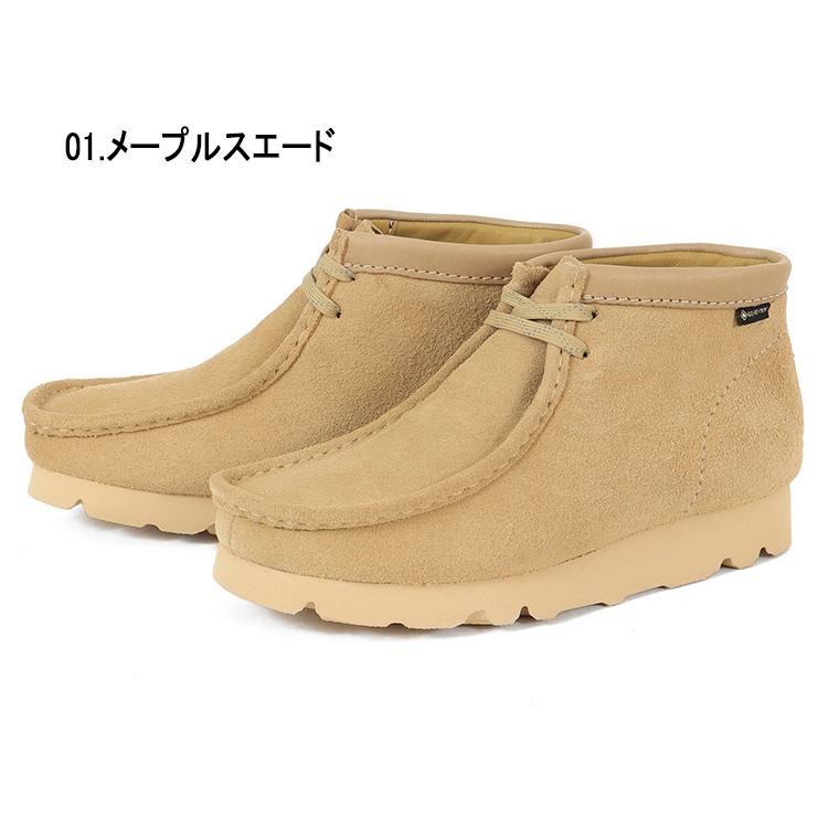 ワラビー　ブーツ　ゴアテックス　スエード Clarks [クラークス] レディース ワラビーブーツゴアテックス(ブラック
