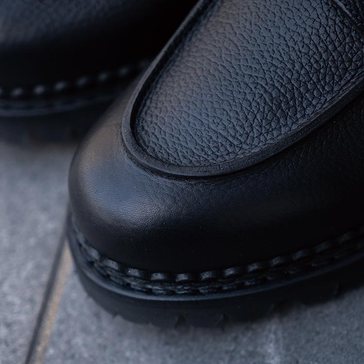 Paraboot × ENGINEERED GARMENTS パラブーツ エンジニアド ガーメンツ CHAMBORD BRIDE 234647 GR NOIR ブラックの画像