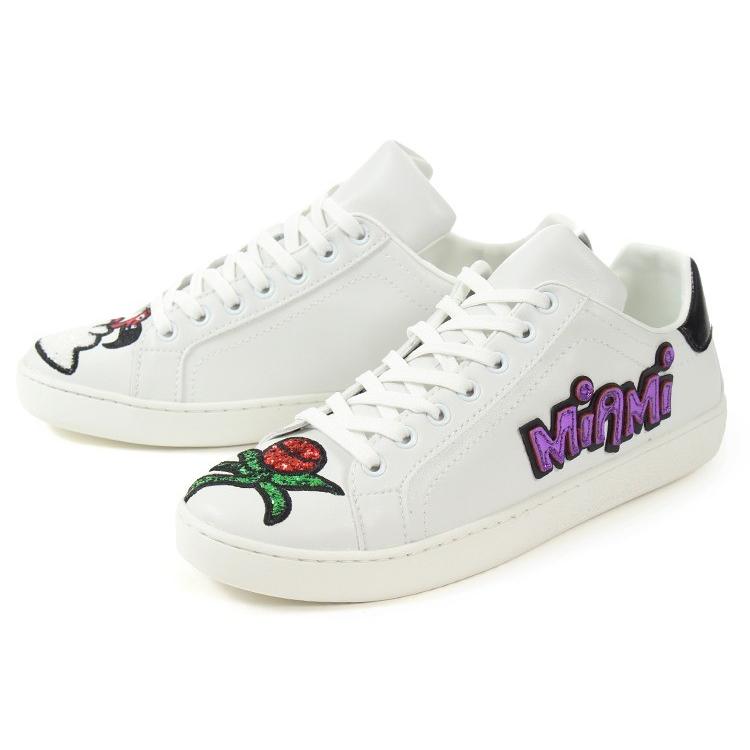 Joy Mario ジョイ アンド マリオ レディース スニーカー 166w ホワイト 新着 靴の大型専門店 Next Focus 通販 Yahoo ショッピング