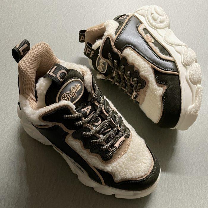 BUFFALO Buffalo LONDON バッファロー ロンドン ダッドスニーカー CHAI 