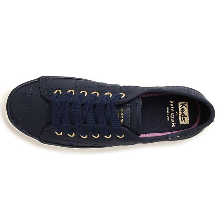 Keds×Katespade ケッズケイトスペイド KICKSTART TRX KS QLT NYL キックスタート TRX KS キルテッド ナイロン WF65373 ネイビー 値下げしました｜nextfocus｜03