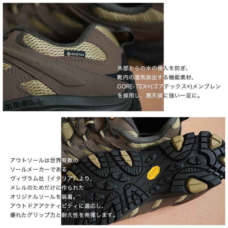 大きいサイズ メンズ アウトドアシューズ 29cm 30cm MERRELL メレル モアブ 3 シンセティック ゴアテックスの画像