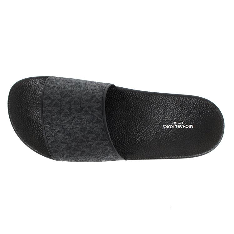MICHAEL KORS マイケルコース JAKE SLIDE 42R0JSFA3Q ブラック 値下げ  