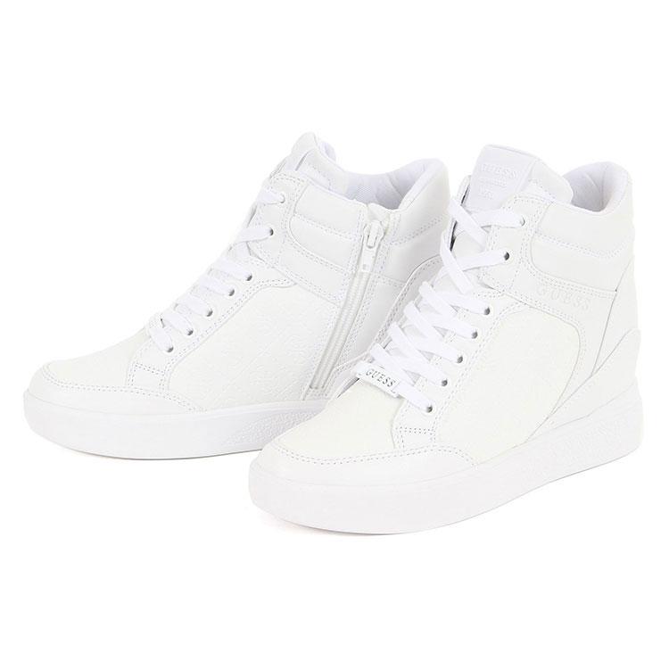 GUESS ゲス BLAIRIN3 インヒールスニーカー ホワイト : NEXT FOCUS 