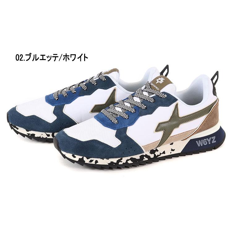 W6yz Jet-M Suede/Textile/ST 0012013560.39.2C67 Bianco BLU Verde