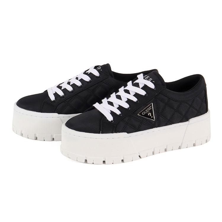 GUESS ゲス TESIE プラットフォームスニーカー ブラック : 4000362202 