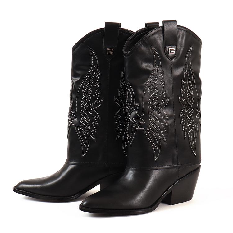 GUESS（ゲス） RAEGAN3 ウエスタンブーツ ブラック 値下げしました