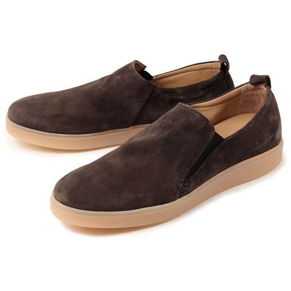 Boemos ボエモス メンズ スエードスリッポン ダークブラウン Next Focus 通販 Yahoo ショッピング