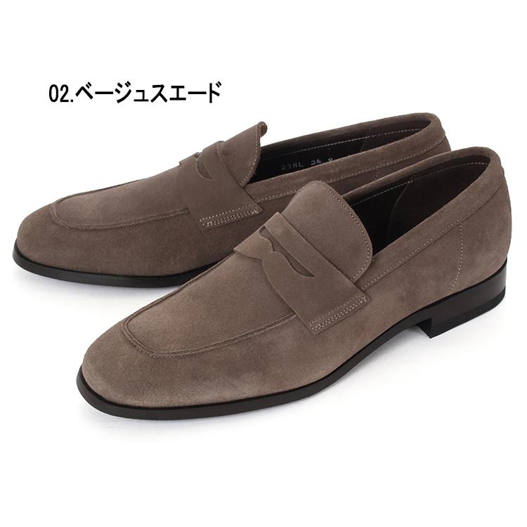 REGAL（リーガル） メンズ スエードローファー 23HL BL 国内正規品