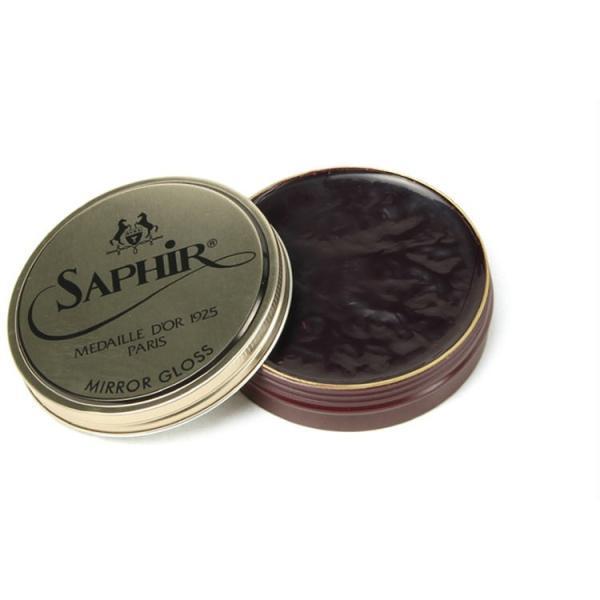 Saphir Noir サフィールノワール ハイシャイン 鏡面磨き用ワックス MIRROR GLOSS ミラーグロス バーガンディー 75ml | 