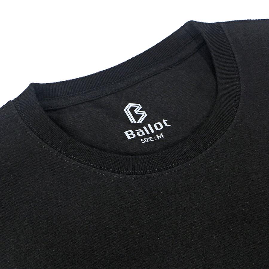 長袖tシャツ メンズ 無地 厚手 ロンt 大きいサイズ 2枚組 白 黒 Ballot バロット ASTYSHOP 送料無料｜nextfreedom｜10