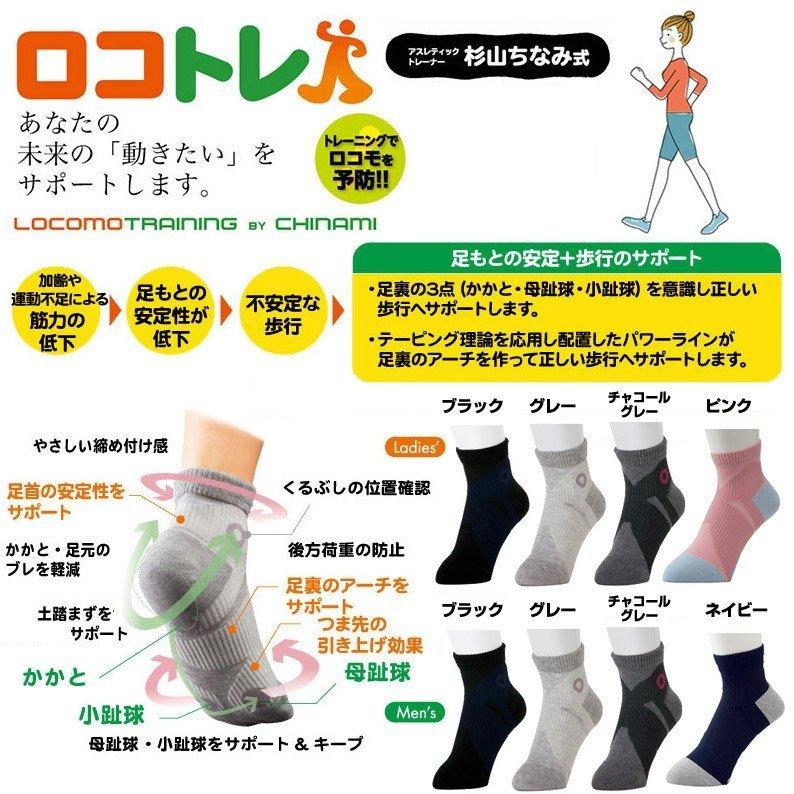 杉山ちなみ式ロコトレ3点立ちソックス レディース・メンズ【杉山ちなみ式ロコトレ 杉山ちなみ式3点立ちソックス 姿勢美人】|nextmn|03