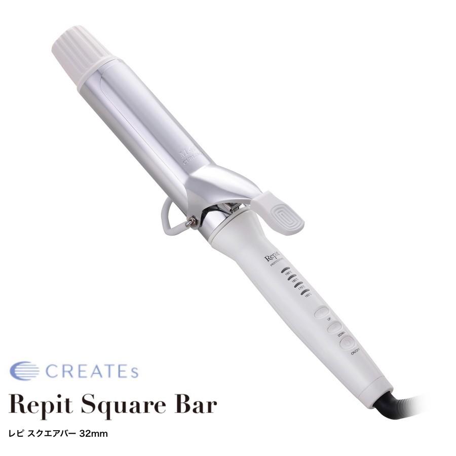 カールアイロン クレイツ レピスクエアバー 32mm (CREATE K-POP カール アイロン 四角い スクエア 簡単 長持ち) カールアイロン クレイツ レピスクエアバー 32mm (CREATE K-POP カール