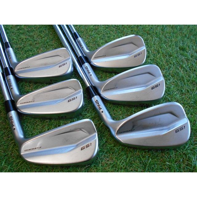 美品！PING i59 アイアン 5〜9番 5本セット モーダス120S 中古 i59 アイアン 5〜P 6本セット モーダス3 ツアー120 S カラー
