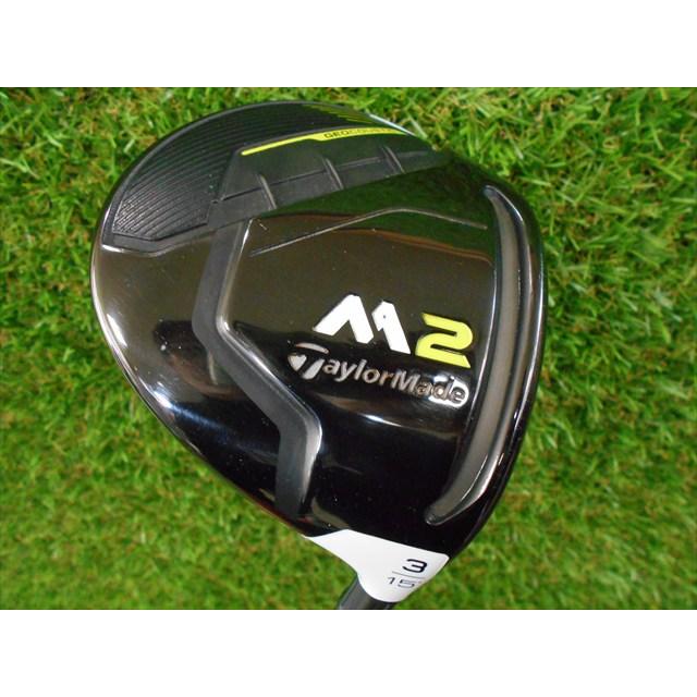 TaylorMade 3番ウッド M2 Sシャフト ロフト15度 ヘッドカバー付 中古 M2 2017 3W 15度 フェアウェイウッド 純正カーボン S