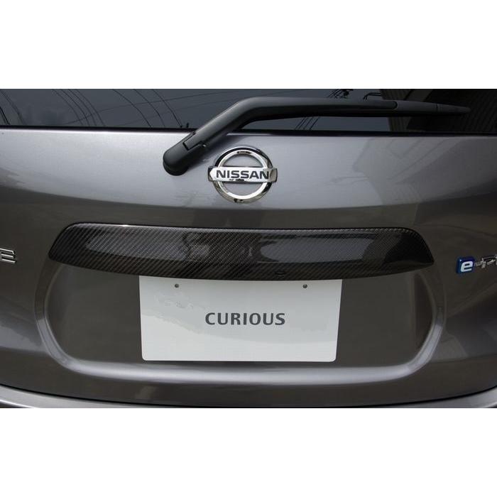 E12 NOTE ノート リアゲートカバー リアルカーボン キュリオス