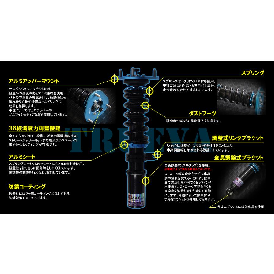 IDEAL L575/585S ムーヴコンテ/カスタム用 フルタップ車高調 イデアル
