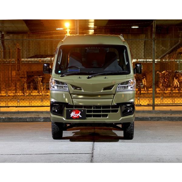 ハイゼットトラック S500P前期 バッドフェイスグリル 乱人 RAND エアロ